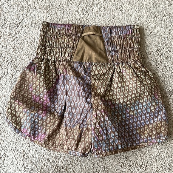 Free People Movement The Way Home High Rise Logo Printed Shorts - Picture 3 of 7